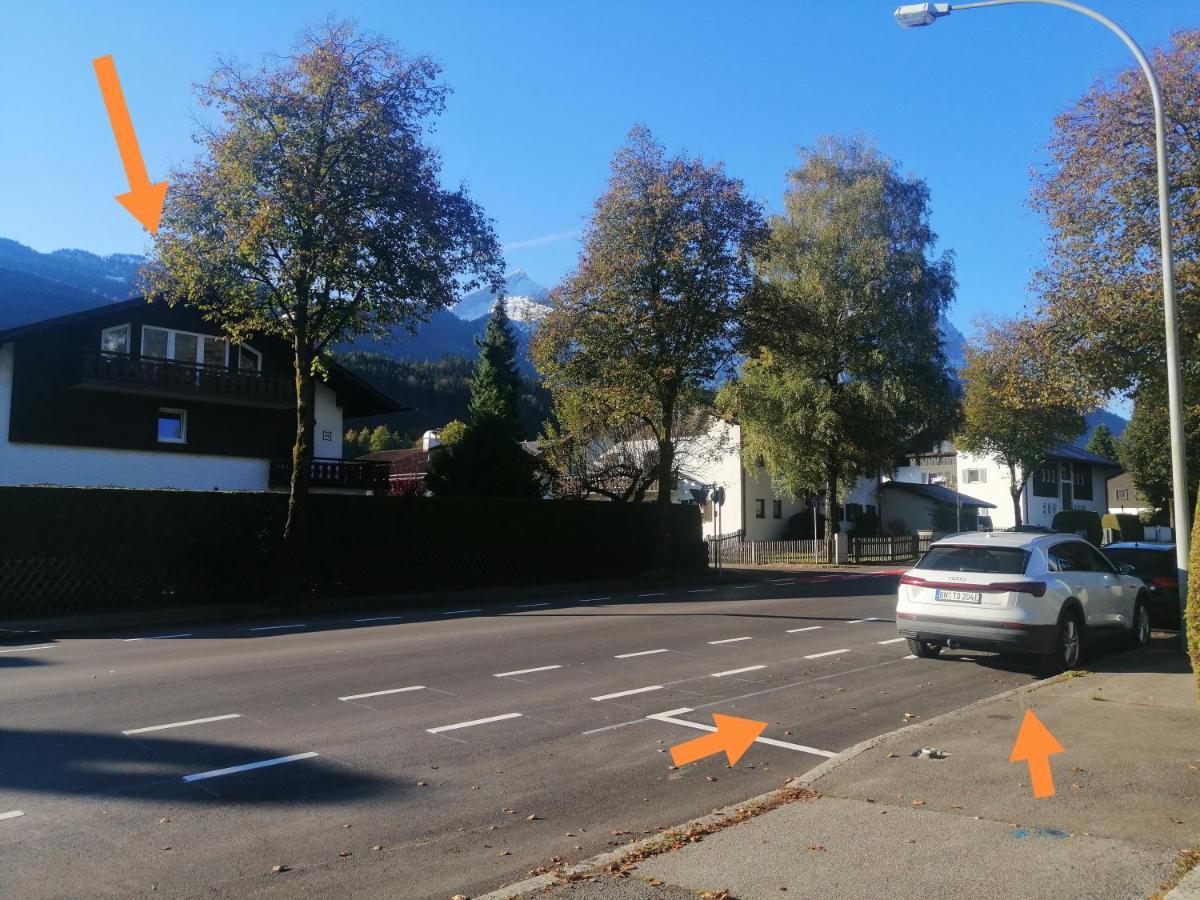 Maisonette Apartment Dhh Zugspitzblick Mit Eigenem Garten Garmisch-Partenkirchen Buitenkant foto